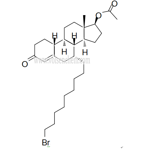 CAS 875573-63-0,(7alpha,17beta)-17-(Acetyloxy)-7-(9-bromononyl)estr-4-en-3-one for Fulvestrant