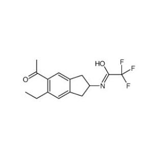 Acetamide, N-(5-acetyl-6-ethyl-2,3-dihydro-1H-inden-2-yl)-2,2,2-trifluoro- CAS 601487-89-2