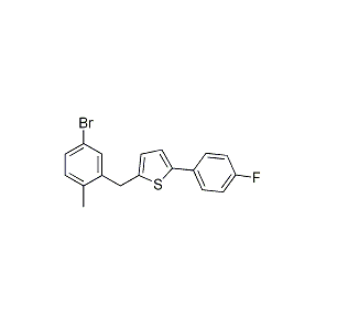 (5-(4-Fluorophenyl)thiophen-2-yl)(5-iodo-2-Methylphenyl)Methanone, CAS 1071929-08-2
