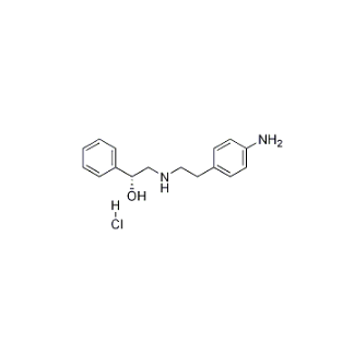 (alphaR)-alpha-[[[2-(4-Aminophenyl)ethyl]amino]methyl]benzenemethanol hydrochloride, CAS 521284-22-